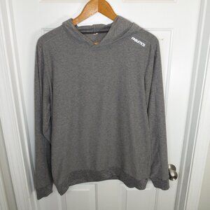 Fabletics The Cloud Jersey Performance Hoodie Onyx Heather Gray XL